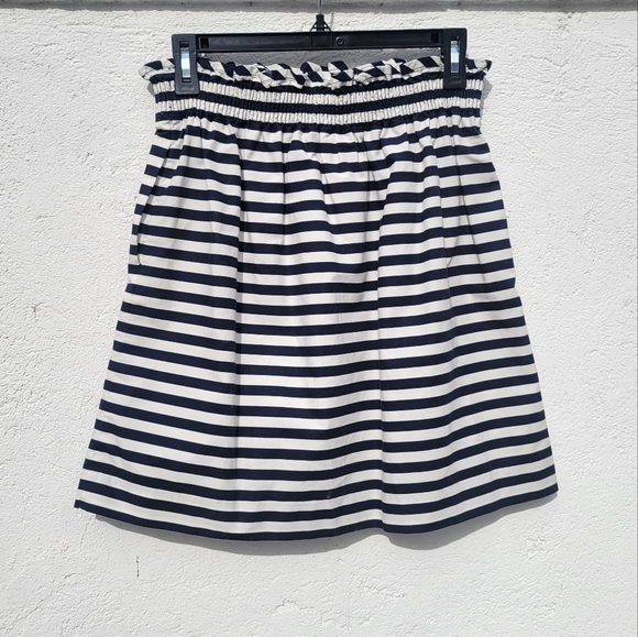 J. Crew Striped Nautical Mini Skirt - Picture 2 of 6
